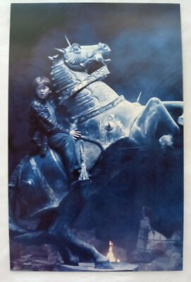 HARRY POTTER POSTCARD ~ HARRY POTTER AND THE SORCERER'S STONE ~ RON WIZARD CHESS