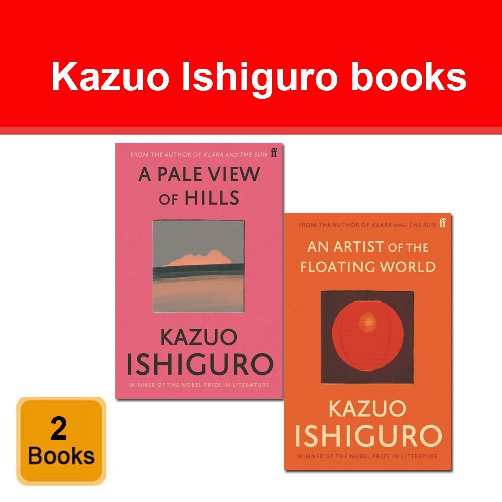 Kazuo Ishiguro 2 Books Set A Pale View of Hills, An Artist of the Floating World