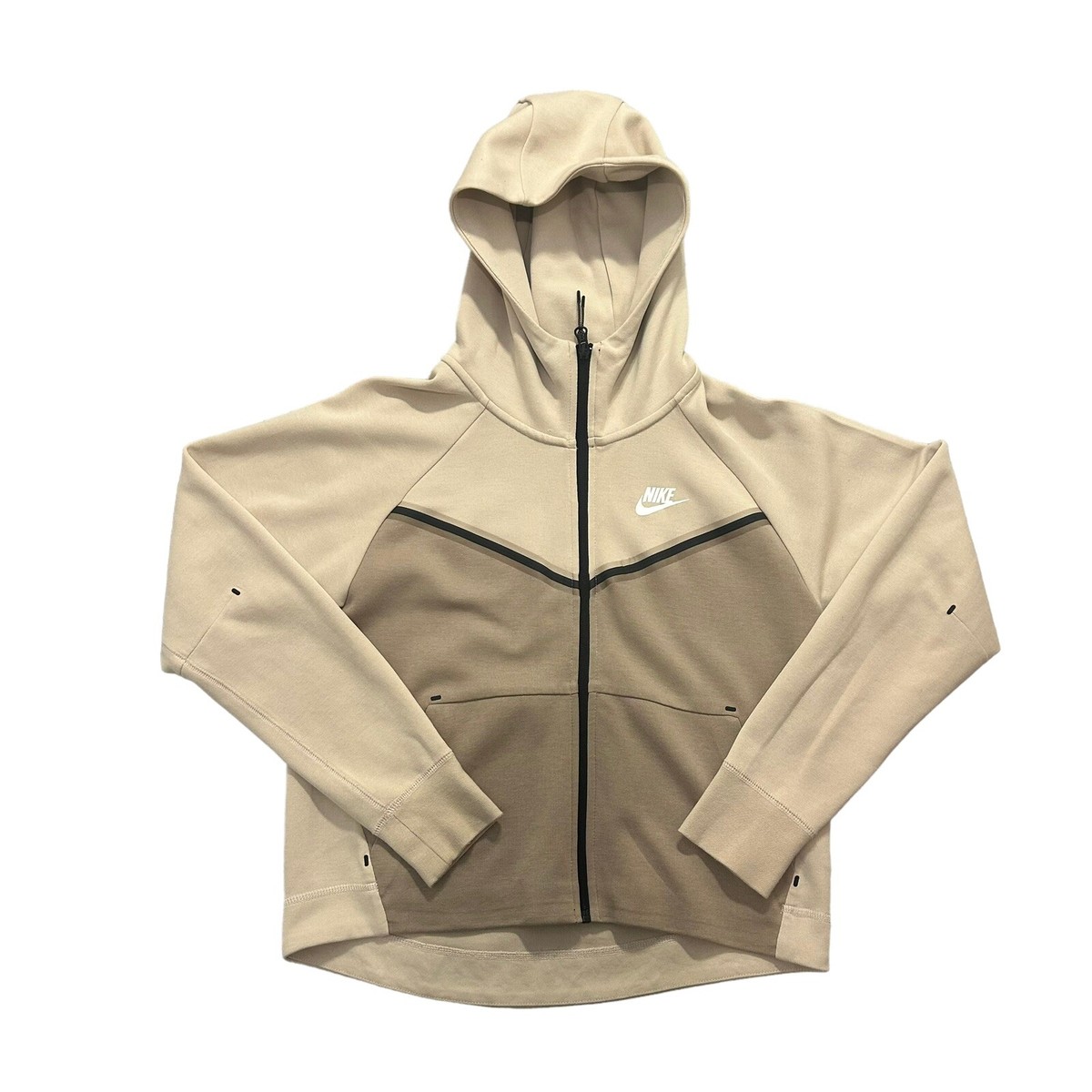 nike tech fleece sweatshirt beige