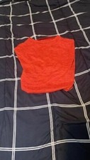 Mens Red Reebok Size L Short Sleeve shirt