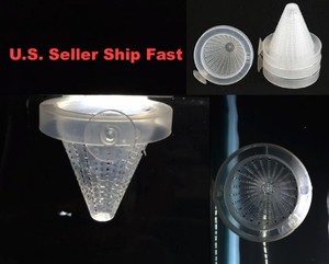 Aquarium Red Worm Feeder Cone Feeding Live Frozen Brine Shrimp