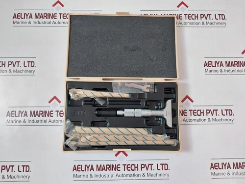 Mitutoyo 129-112 interchangeable rod depth micrometer set