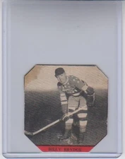 1933-34 V252 Canadian Gum Billy Brydge Partial Cut Out of Card