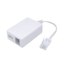 Filtro ADSL per il collegamento di telefono e modem a banda larga alla presa