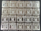 *RARE* APMEX Geiger Style Bars - 1 oz .999 Fine Silver Each