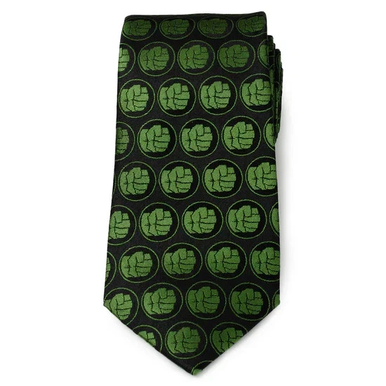 Marvel Hulk Black Men's Neck Tie - Image 3 of 4