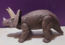 Playskool Definitely Dinosaurs TRICERATOPS 12" Articulated Dino VTG 1987