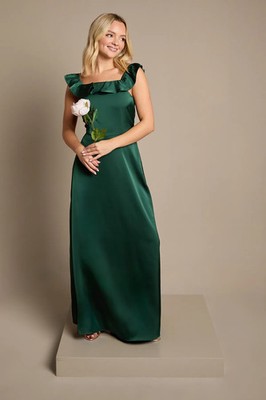 Coast Emerald A-Linien Kleid Damen Brautjungfernkleider