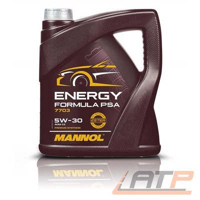 MANNOL 4 L ENERGY FORMULA PSA 5W-30 FÜR STELLANTIS MB VW FIAT FORD MAZDA