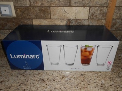 Luminarc 10 Pc 16 Oz Glass Set, Mixing Glass, In Box