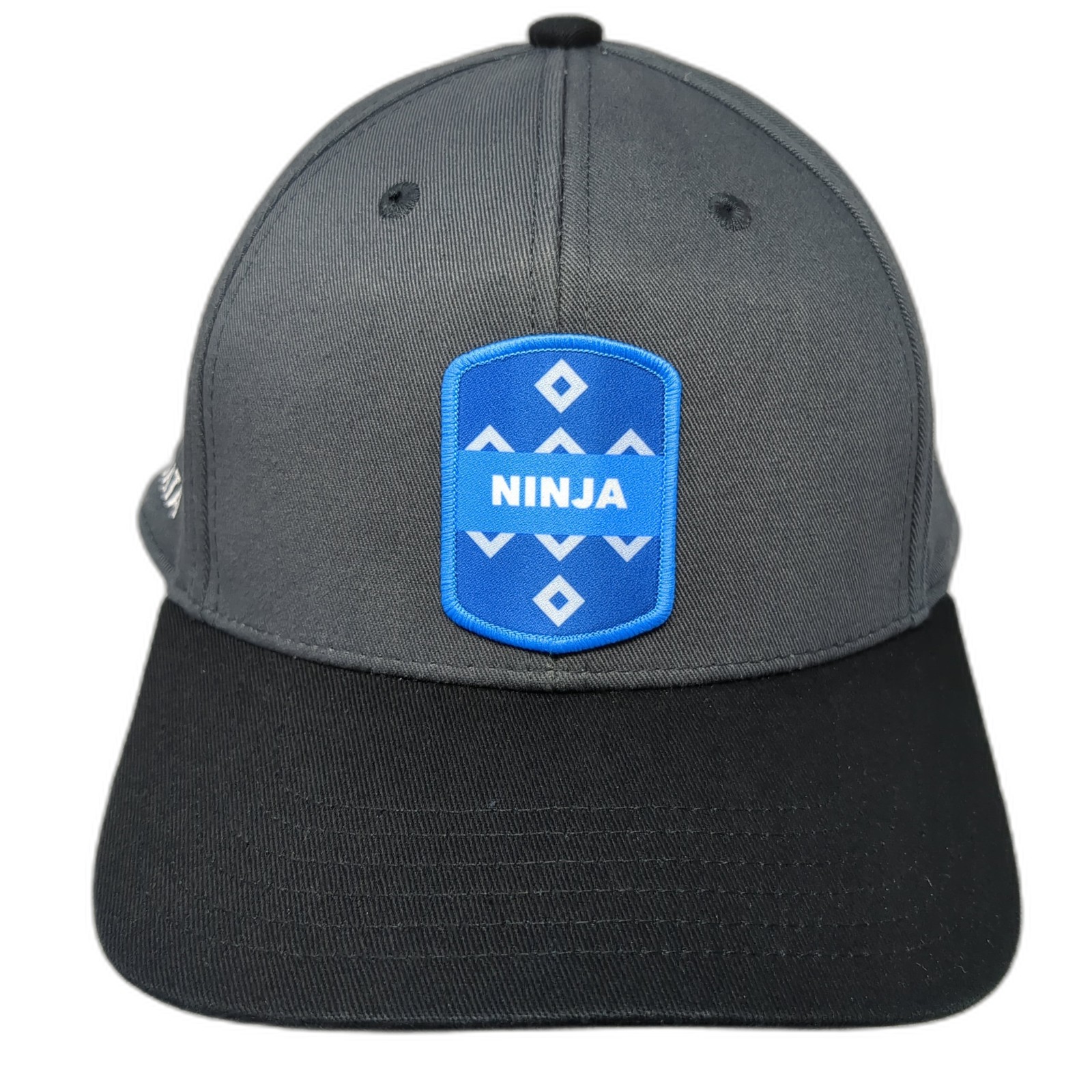 Ninja Patch Snapback Hat Gray One Size Adjustable… - image 1
