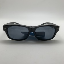 Solar Shield SS FO 056 BLK SMK Polarized Fits Over Sunglasses FOSTER GRANT L LRG