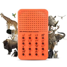 Zoo Animal Noisemaker with 16 Sounds, Roars, Growls, Hisses, Screeches and Noise