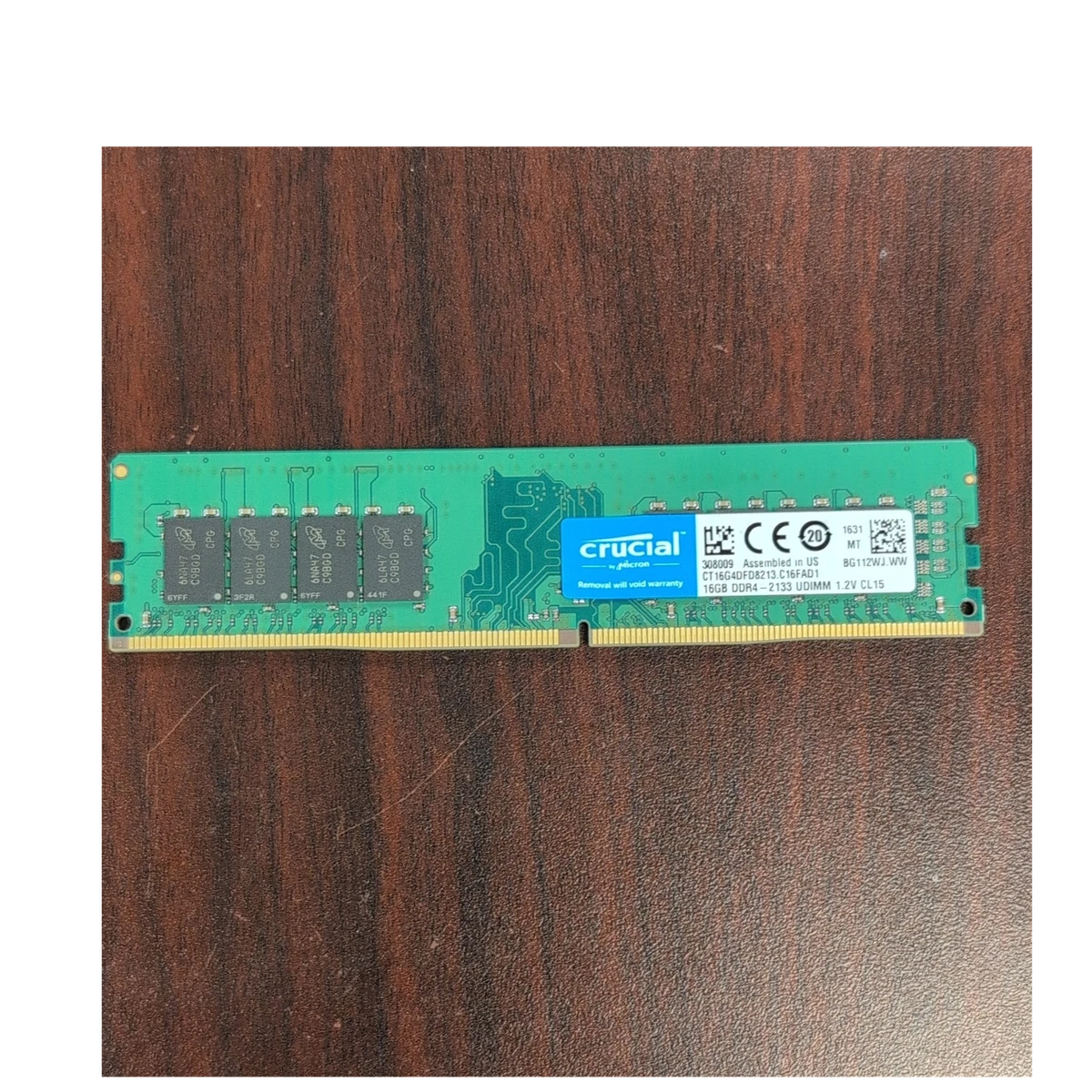 Crucial PC4-17000 (DDR4-2133) Bus Speed Computer RAM 16 GB Total