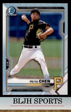 2021 Bowman Draft #BDC-151 Po-Yu Chen Pittsburgh Pirates Refractor (B) (1B1)