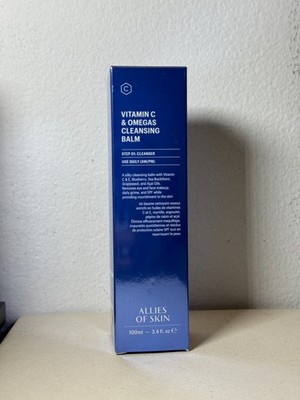 Allies of Skin Vitamin C & Omegas Cleansing Balm 100ml/3.4 fl oz NIB