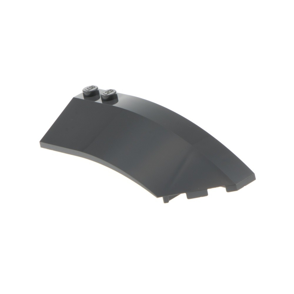 1x Lego Fender 8x3x2 New Dark Gray Right Slope Curved 6111330 41749