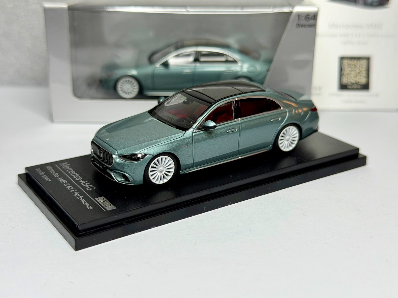 Almost Real 1:64 Mercedes-Benz S63 E AMG Verder Silver GT Show 2026 Exclusive