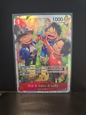 Ace & Sabo & Luffy OP13-007 Carrying On His Will Foil