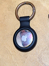 Apple AirTag Tracker Case/Holder Black Keyring with Key Ring Included