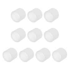 10pcs RCA Anti Dust Plug Dustproof Cover RCA Port Stopper Protector, Clear