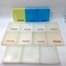 Nintendo NES Hard Plastic Clamshell Lot Of 11 OEM Cases  3 Off Brand