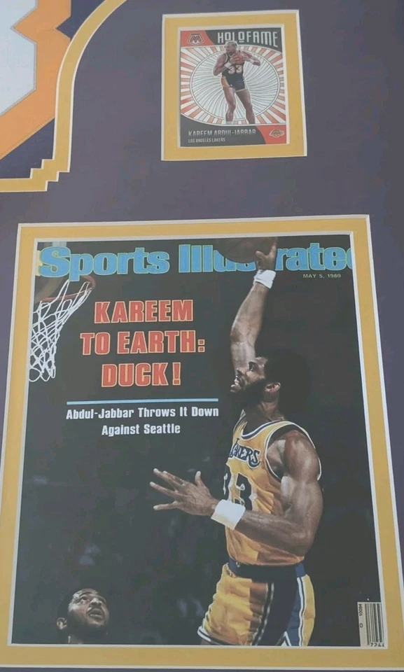 KAREEM ABDUL-JABBAR Signed Framed Jersey Authenticated + COA Los Angeles Lakers - Image 4 of 4