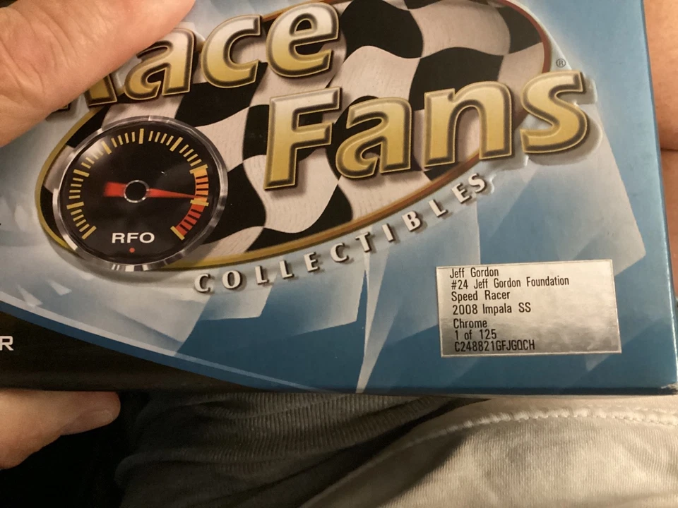 Action 1:24 #24 Jeff Gordon Foundation Speed Racer Chrome 2008 Impala - 1 OF 125 - Image 4 of 4