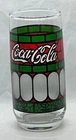 Vintage Tiffany Style FROSTED Stained Glass  Coca Cola 16 oz Glass