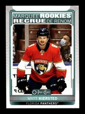 6-02-04 PWE . 2021-22 upper deck series 2 o-pee-chee ROOKIE #636 Matt Kiersted