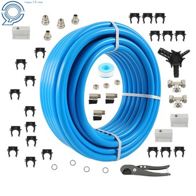 Compressed Air Line System Master Kit For M7500 3/4'' Tubing 100 Feet 3 Outlets