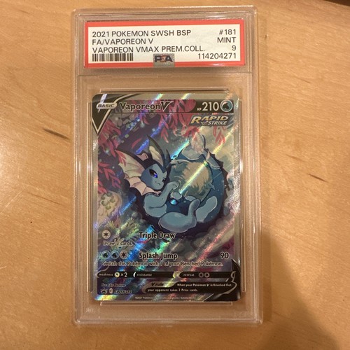 Vaporeon V graded PSA 9 for sale on eBay