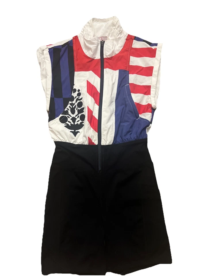 Macacão de velocidade Free People Movement feminino uma peça pequeno retrô Unitard - Imagem 4 de 4