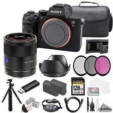 Sony a7R IIIA  Sonnar T FE 55mm f/1.8 ZA Lens 128GB  Ext Bat 3PC Filter- Kit