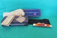 CASE BROS BROTHERS XX USA CHESTNUT BONE CONGRESS KNIFE TIN 2003 64052