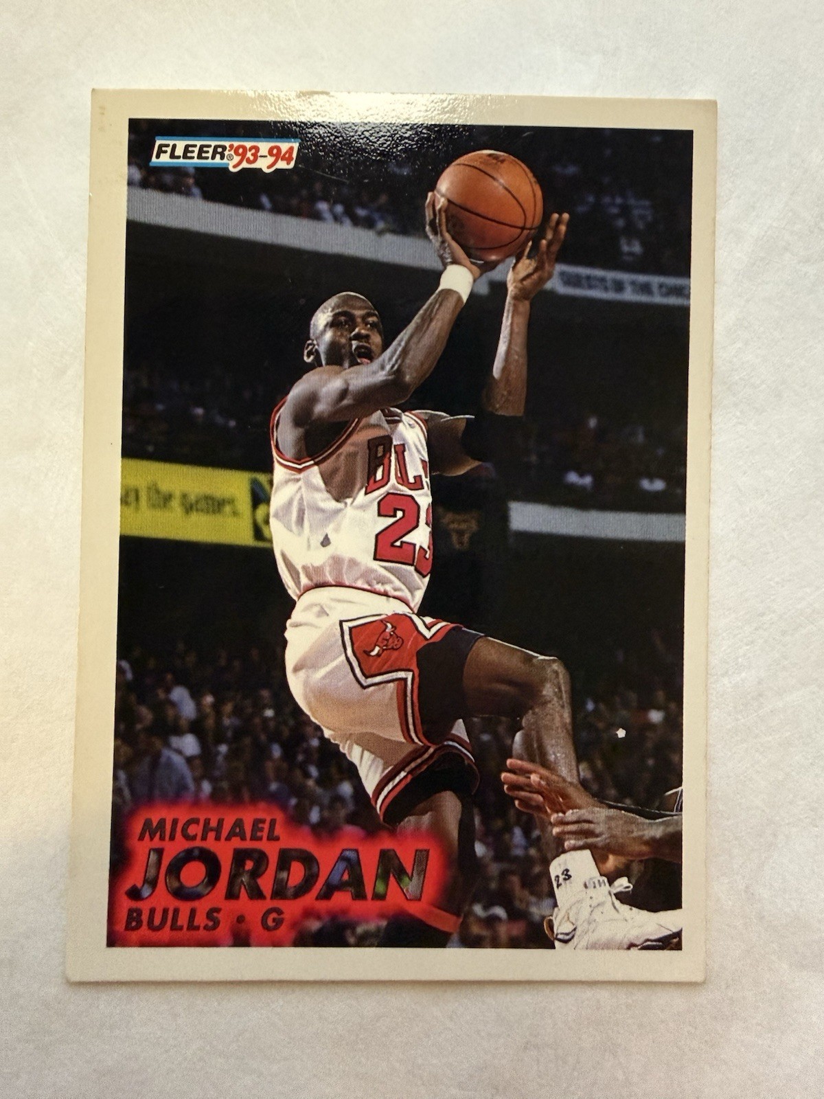 Michael Jordan #28 1993-94 Fleer Chicago Bulls NBA Card