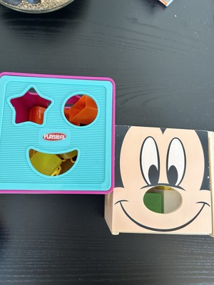 Playskool & Disney Baby Wooden Shape Sorting Cube