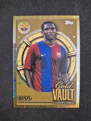 2025 Topps FC Barcelona Collector Tin, Eto´o, Gold Vault, # GV-6