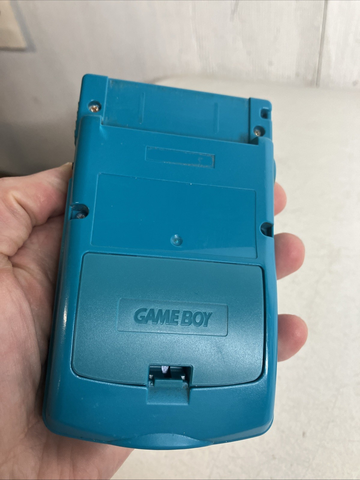Nintendo Game Boy Color Handheld Game Console - Teal W/ 1 Game Yu-Gi-Oh! Dark