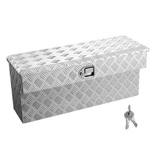 Uimoso 34 Inch Aluminum Side Mount Tool Box W Paddle Latch For Truck Trailer