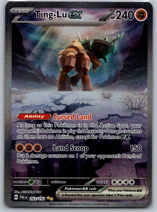 Ting-Lu ex 263/193 Special Illustration Rare Paldea Evolved Pokemon Holo NM