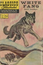 Classics Illustrated 080 White Fang #9 GD/VG 3.0 1965 Stock Image Low Grade