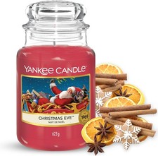 Yankee Candle Scented Candle Christmas Eve Large Jar Candle, - 623g -