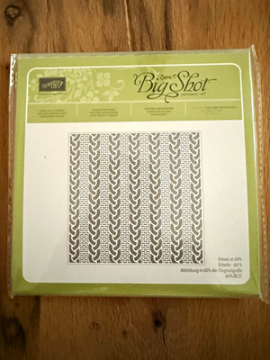 Stampin' Up! Big Shot Prägefolder Elegant Lines Zopfmuster