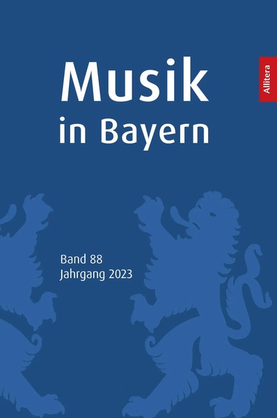 Gesellschaft FüR Bayerische Musikgeschichte E. V. | Musik In Bayern. Band 89....-image