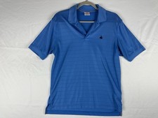 Brooks Brothers 1818 Size Small Performance Polo Blue With Stripes Short Sleeve