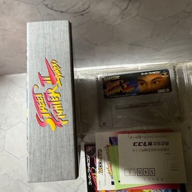 Street Fighter 2 Turbo Famicom Box Manual Japan Region