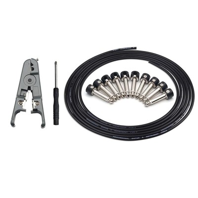 Guitar Bass Patch Multi Effects Guitar Pedal, Solderless Pedalboard Cable Kit...