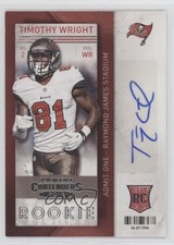 2013 Panini Contenders Short Print Rookies Timothy Wright #106 Auto d4k