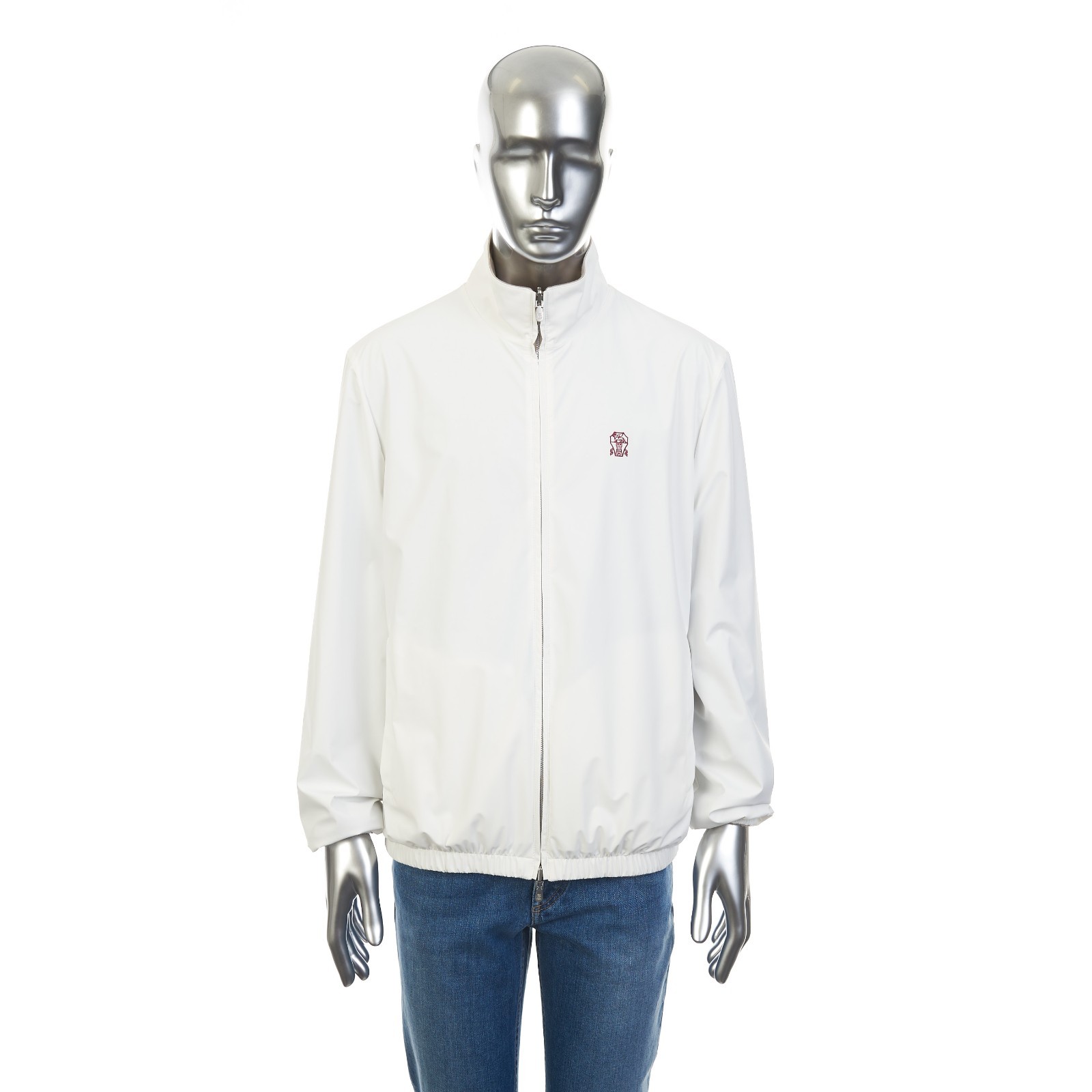 BRUNELLO CUCINELLI 5900 Bonded Nylon Reversible Outerwear Jacket With Logo 910490₽